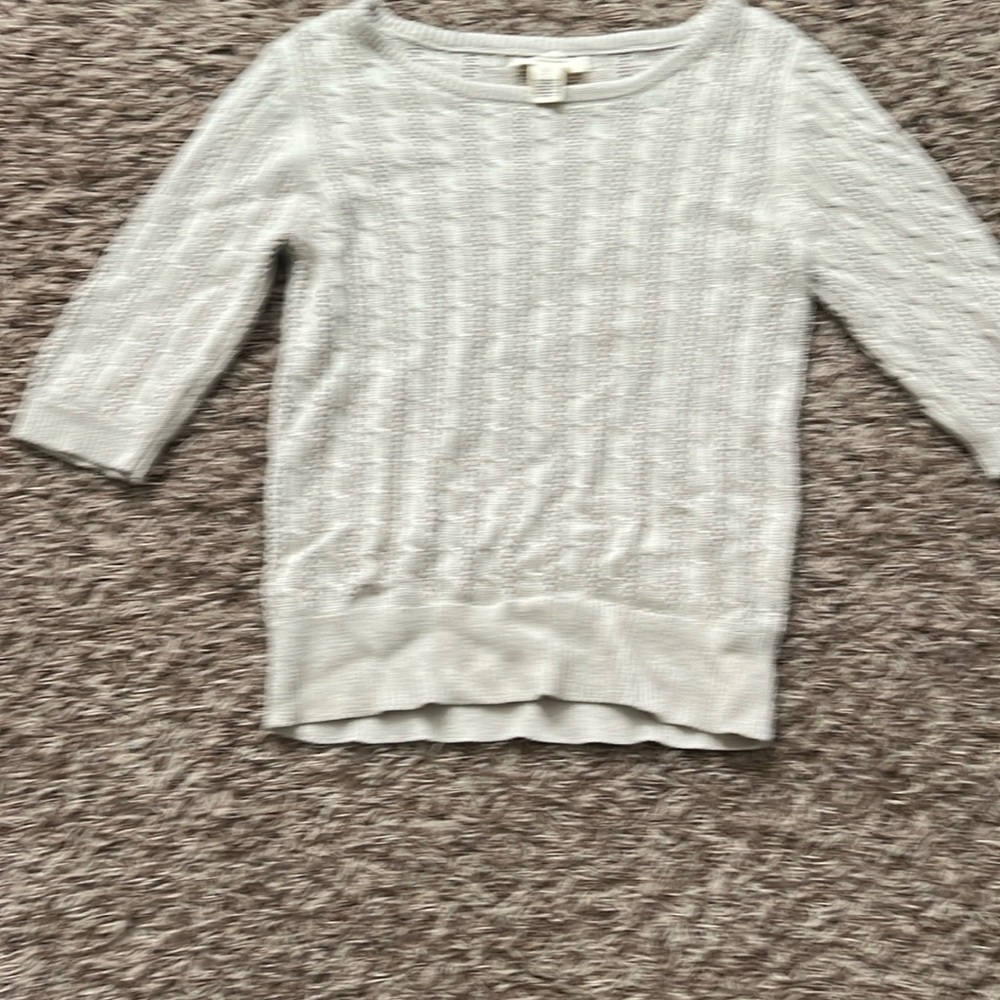 Xlg khaki sweater-lose knit. Los fit